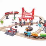 Eisenbahn-Set "Verkehrsreiche Stadt"