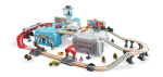 Großstadtlandschaft Eisenbahn in Aufbewahrungsbox