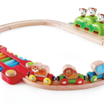 Kleines Tier-Eisenbahnset