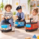 Italtrike La Cosa Rutschauto-Set – 3 Einsatzfahrzeuge – Bild 2