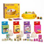 QUBS Qubitunes Kita Set – Spielbühne mit 4 Spielen
