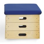 Kleiner Ecoline-Sprungkasten, 3-teilig – Bezug und Farbe wählbar