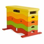 Regenbogen-Sprungkasten mit Einhängeöffnungen, 5-teilig