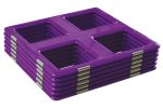 Magnetbausteine GeoSmart Mega-Quadrate, 6er-Set