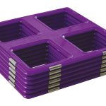 Magnetbausteine GeoSmart Mega-Quadrate, 6er-Set