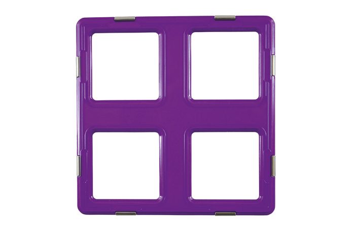 Magnetbausteine GeoSmart Mega-Quadrate, 6er-Set – Bild 2