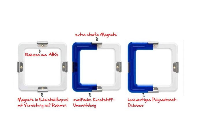 Räder mit Grundplatte GeoSmart, 3er-Set – Bild 3