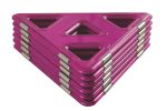 Magnetbausteine GeoSmart Mega-Dreiecke, 6er-Set