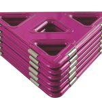 Magnetbausteine GeoSmart Mega-Dreiecke, 6er-Set