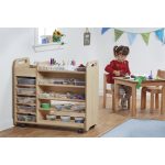 Millhouse fahrbares Kreativregal mit Boxen und Papierrollenhalter – Bild 3