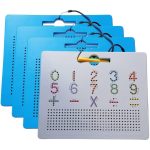 beleduc Magnetische Zeichentafel 2-in-1 4er-Set