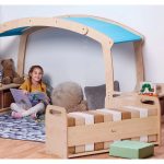 Millhouse Bodenkissen-Set Natur mit Regal, 10 Kissen – Bild 2