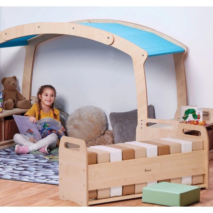 Millhouse Bodenkissen-Set Natur mit Regal, 10 Kissen – Bild 2