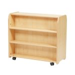 Millhouse Bücherwagen mit Präsentationsfläche und Regalfächern – Bild 2
