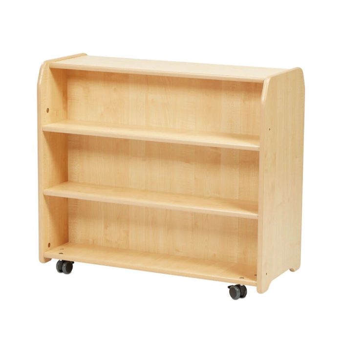 Millhouse Bücherwagen mit Präsentationsfläche und Regalfächern – Bild 2