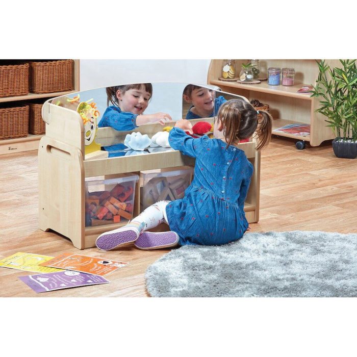 Millhouse Spiegel-Spielstation mit drei Aufbewahrungsbehältern – Bild 3