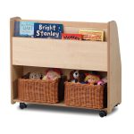 Millhouse hoher Bücherwagen mit beidseitiger Aufbewahrung – Bild 2